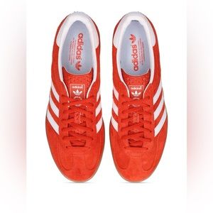 Adidas Original Gazelle Indoor Sneakers Red with gum sole